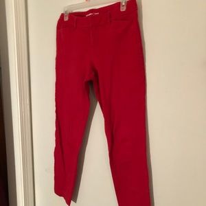 Woman’s Red Pixie Jeans